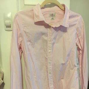 J. crew Medium Pink Haberdashery button down